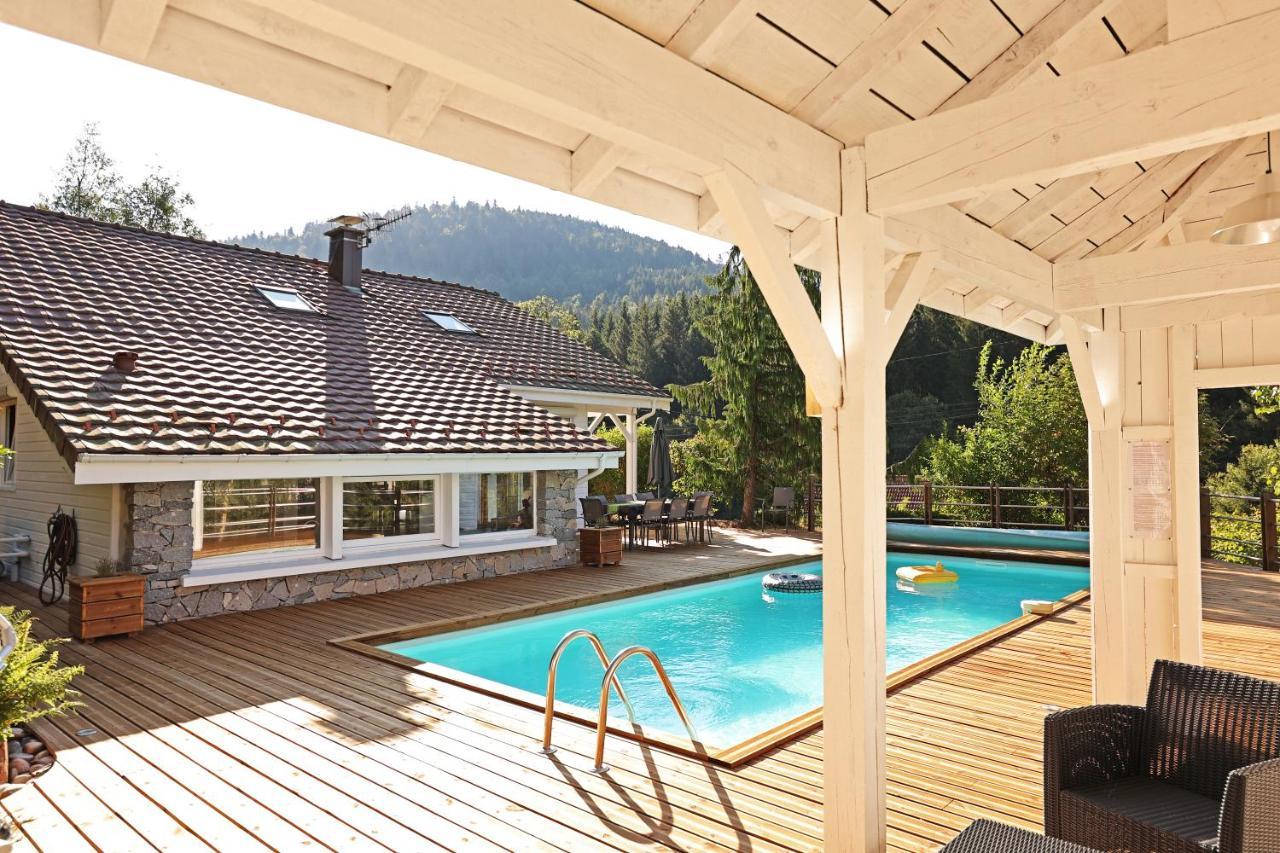 Le Chalet Blanc - Jacuzzi / Piscine / Sauna 热拉梅 外观 照片