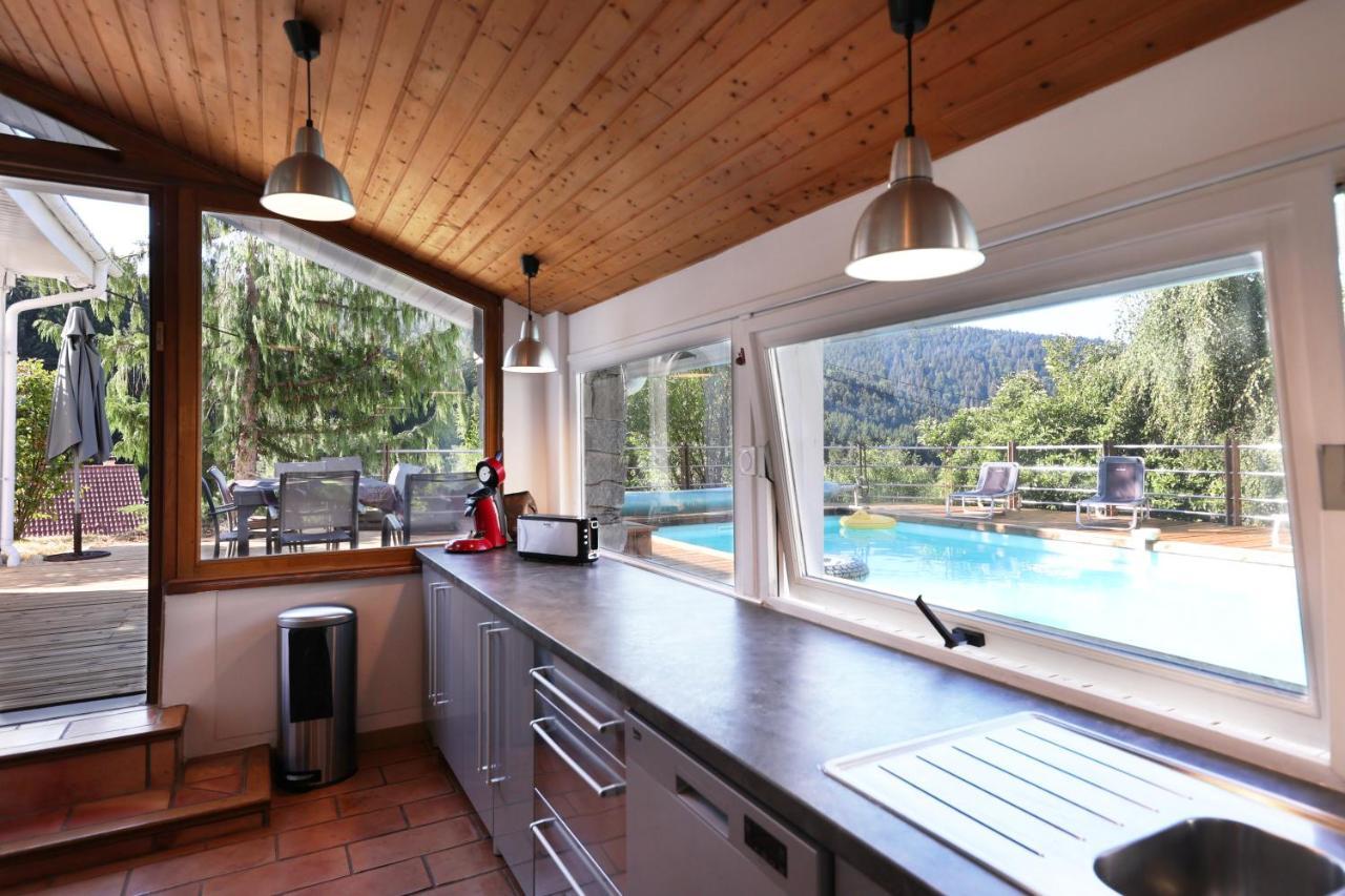 Le Chalet Blanc - Jacuzzi / Piscine / Sauna 热拉梅 外观 照片